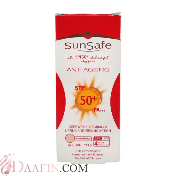 ضد آفتاب و ضد چروک SPF50 انواع پوست سان سیف