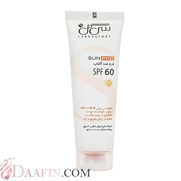 ضد آفتاب بی‌رنگ SPF60 سی گل