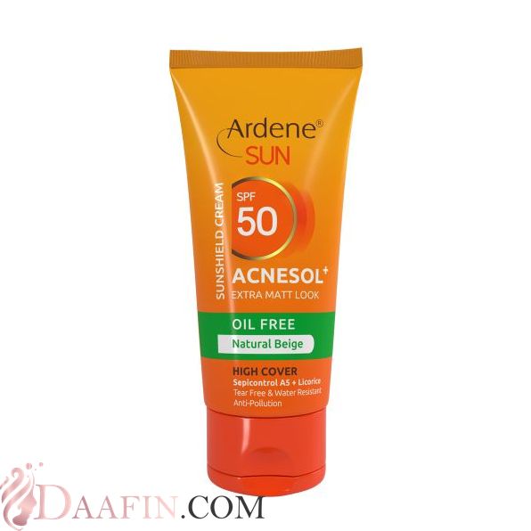 ضد آفتاب بژ طبیعی فاقد چربی SPF50 آردن