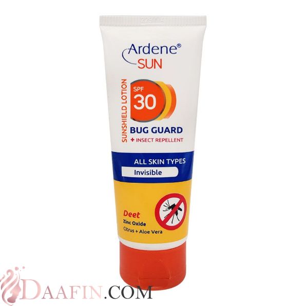 لوسیون ضد آفتاب SPF30 با خاصیت دافع حشرات آردن