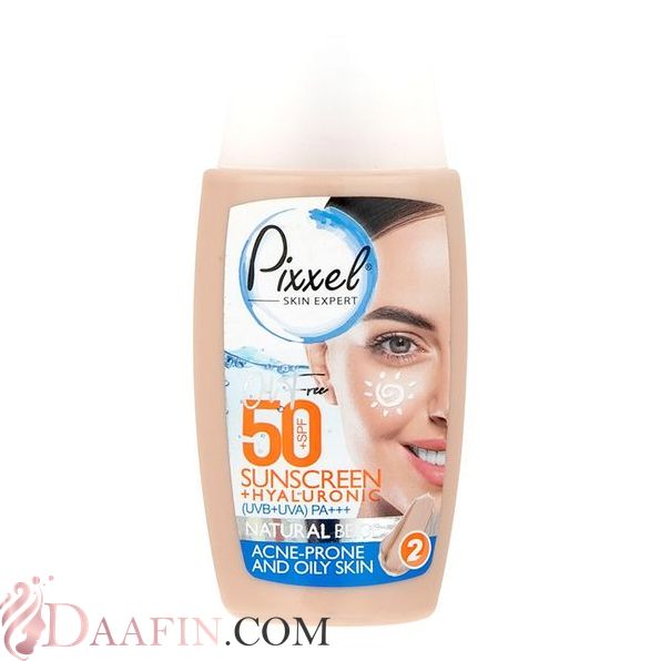 ضد آفتاب رنگی پوست چرب +SPF50 پیکسل