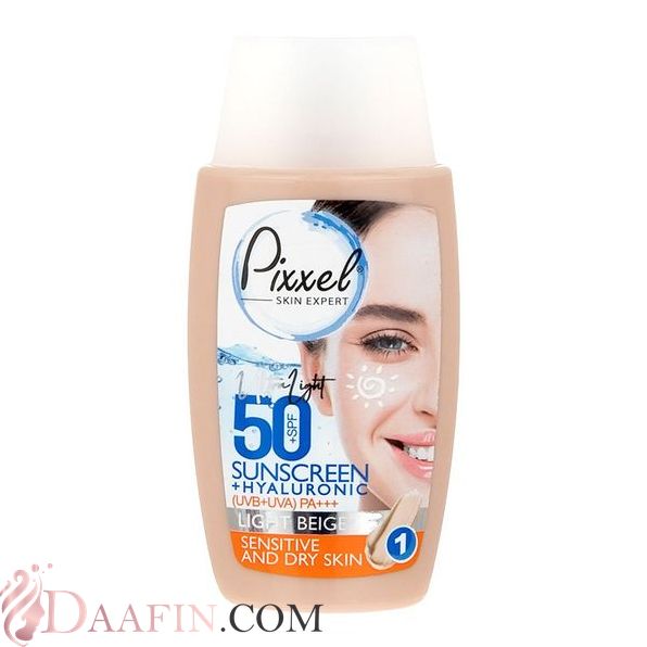 ضد آفتاب رنگی پوست خشک +SPF50 پیکسل