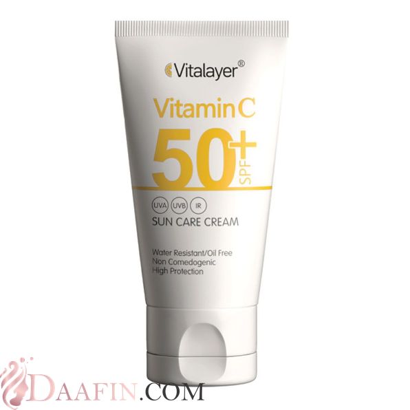 ضد آفتاب بی‌رنگ حاوی ویتامین C با +SPF50 ویتالیر