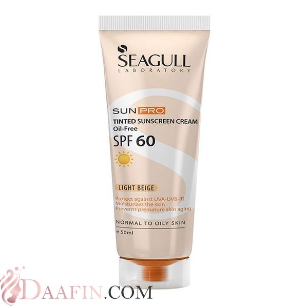 ضد آفتاب رنگی فاقد چربی SPF60 سی گل