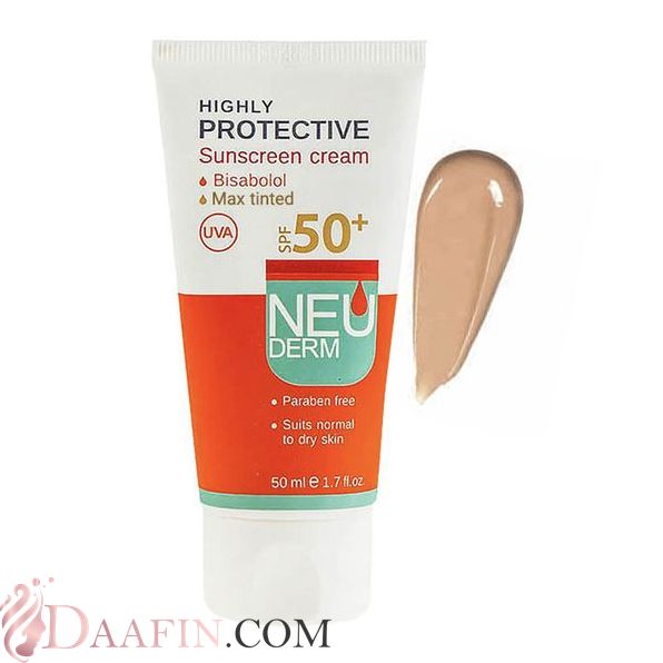 ضد آفتاب رنگی تیره SPF50 نئودرم