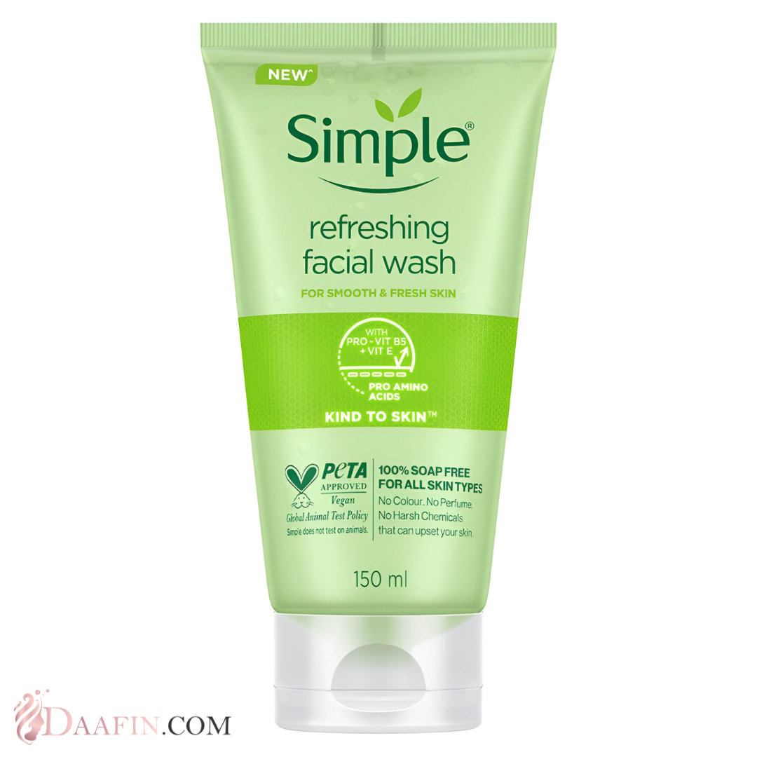 ژل شستشوی صورت سیمپل مدل refreshing