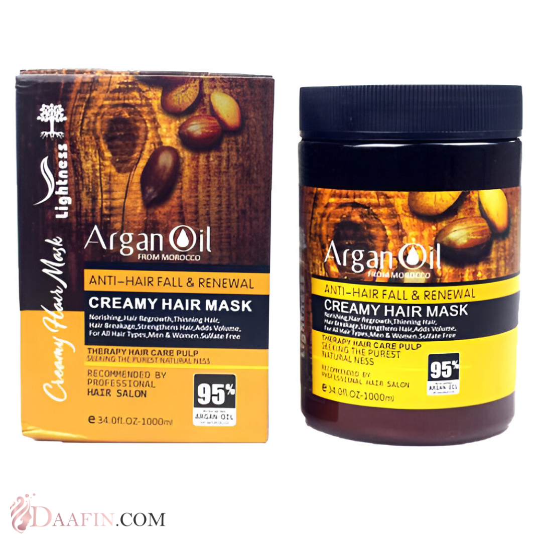 ماسک مو بدون سولفات لایتنس حاوی روغن آرگان