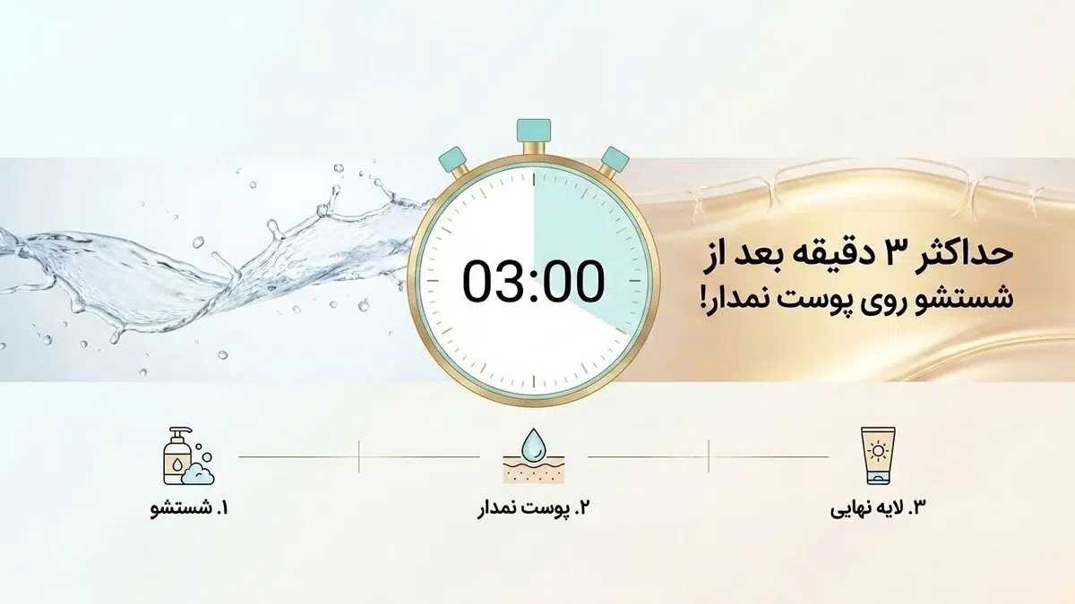 زمان طلایی برای استفاده از آبرسان و مرطوب‌کننده