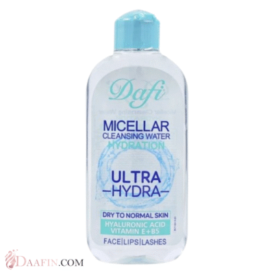 میسلار واتر دافی مدل هیالورونیک اسید مناسب پوست‌های خشک و معمولی، حجم 200 میلی‌لیتر