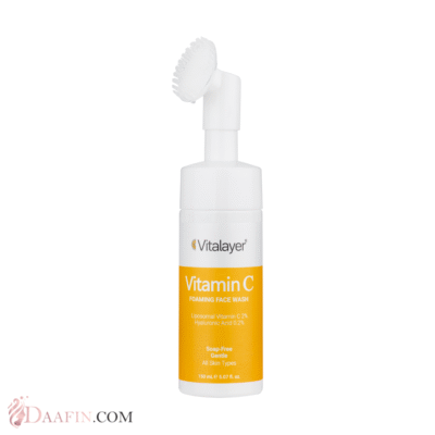 فوم شست‌وشوی صورت ویتالیر مدل VITAMIN C، حجم 150 میلی‌لیتر