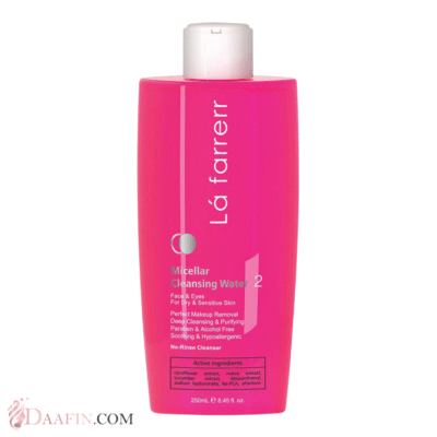 میسلار واتر چشم و صورت لافارر مدل 02، حجم 250 میلیلیتر