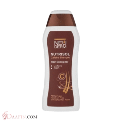شامپو کافئین تقویت‌کننده ریشه مو نئودرم، مدل Nutrisol، حجم 300 میلی‌لیتر