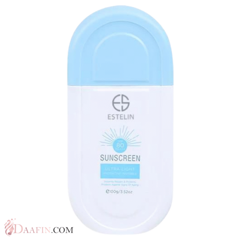 کرم ضد آفتاب بی‌رنگ استلین SPF80 مدل Ultra، حجم 100 میلی‌لیتر
