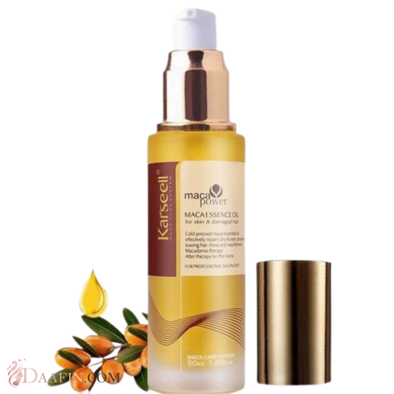 روغن آرگان مراکشی کارسل مدل Maca Power حجم 50 میلی‌لیتر