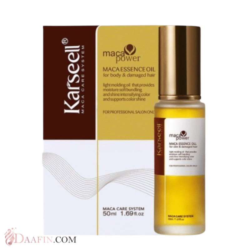 روغن آرگان مراکشی کارسل مدل Maca Power حجم 50 میلی‌لیتر