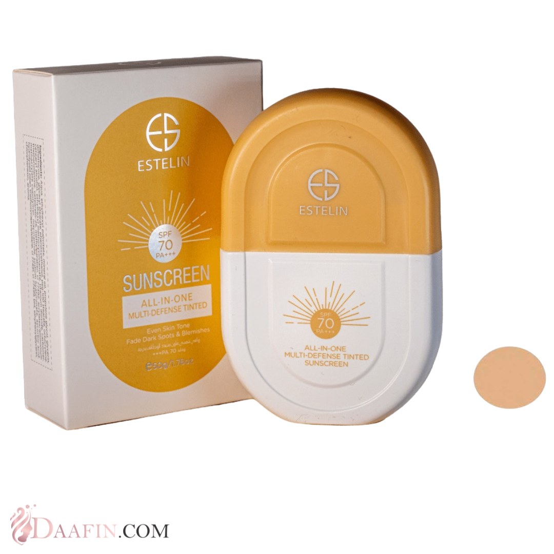 کرم ضدآفتاب رنگی استیلن SPF70 مدل All-In-One، حجم 60 میلیلیتر کرم ضدآفتاب رنگی استیلن SPF70 مدل All-In-One، حجم 60 میلیلیتر