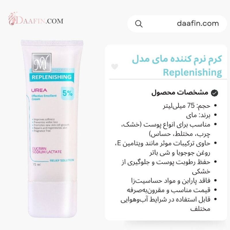 کرم نرم کننده مای مدل Replenishing حجم 75 میلی لیتر