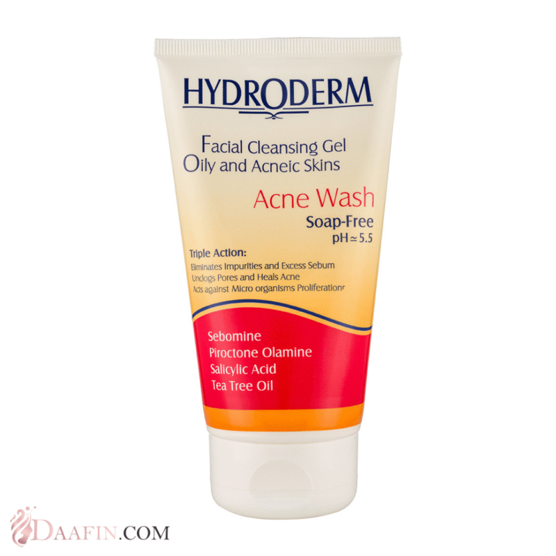 ژل شستشوی صورت هیدرودرم مدل Acne Wash حجم 150 میلی لیتر