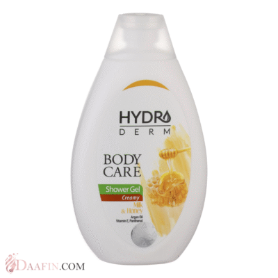 شامپو بدن کرمی مدل شیر و عسل هیدرودرم حجم 500 میلی لیتر