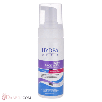فوم شستشو صورت آلوئه ورا (فوم واش) هیدرودرم مناسب پوست های حساس حجم 150 میلی لیتر