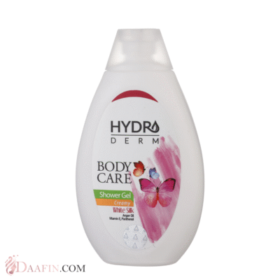 شامپو بدن کرمی هیدرودرم با رایحه ابریشم سفید حجم 500 میلی لیتر