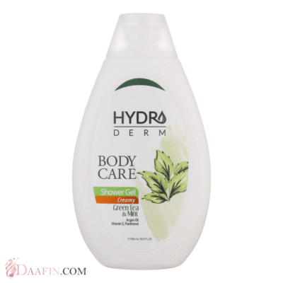 شامپو بدن کرمی مدل چای سبز و نعناع هیدرودرم حجم 500 میلی لیتر