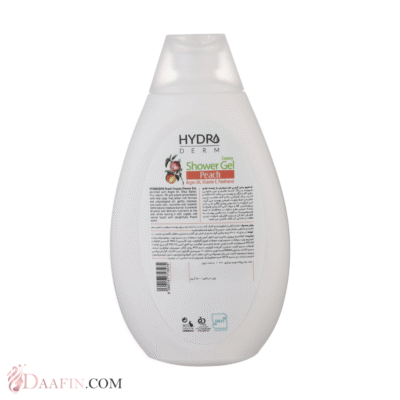 شامپو بدن کرمی با رایحه هلو و آرگان هیدرودرم مناسب انواع پوست حجم 500 میلی لیتر