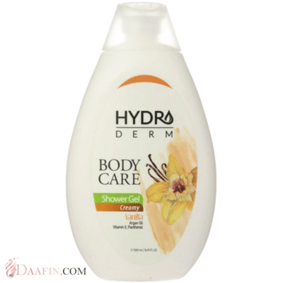 شامپو بدن کرم دار با رایحه وانیل حاوی روغن آرگان هیدرودرم حجم 500 میلی لیتر