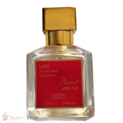 ادکلن باکارات رژ 540 سفید برند لزلی حجم 25 میلی لیتر