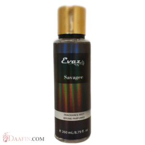 بادی اسپلش رایحه Savage برند Evaz حجم 260 میلی لیتر