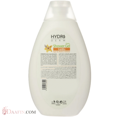 شامپو بدن کرم دار با رایحه وانیل حاوی روغن آرگان هیدرودرم حجم 500 میلی لیتر