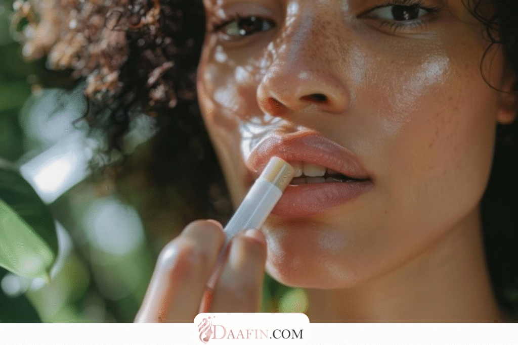 بالم لب‌های درمانی برای لب‌های ترک‌خورده