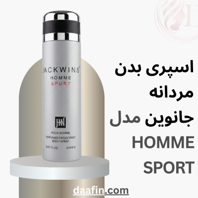 اسپری بدن مردانه جانوین مدل HOMME SPORT حجم 200 میلی لیتر