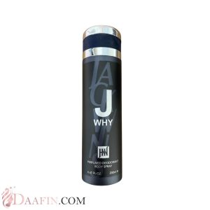 اسپری بدن مردانه جانوین مدل J WHY حجم 200 میلی لیتر