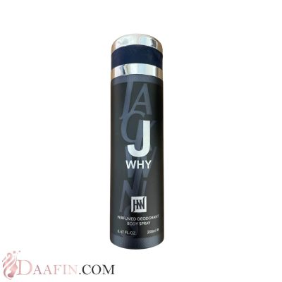 اسپری بدن مردانه جانوین مدل J WHY حجم 200 میلی لیتر