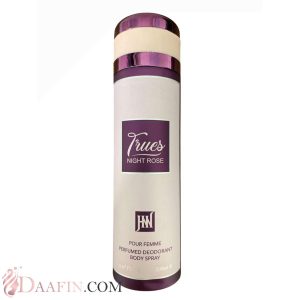 اسپری بدن زنانه جانوین مدل Trues NIGHT ROSE حجم 200 میلی لیتر