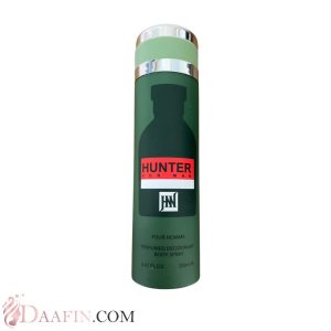 اسپری بدن مردانه جانوین هوگو سبز مدل HUNTER حجم 200 میلی لیتر