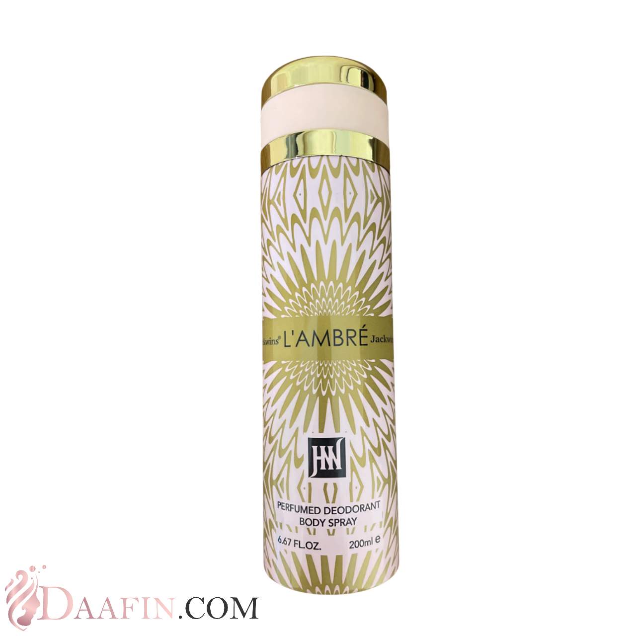 اسپری بدن زنانه جانوین مدل L'AMBRE حجم 200 میلی لیتر