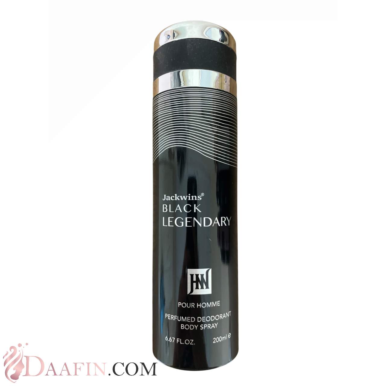 اسپری بدن مردانه جانوین مدل Black LEGENDARY حجم 200 میلی لیتر