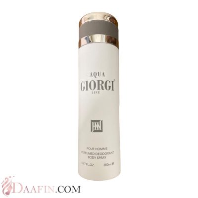 اسپری بدن مردانه جانوین مدل GIORGI LINE AQUA حجم 200 میلی لیتر
