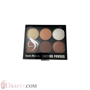 پالت کانتور و هایلایتر 6 رنگ لورا بیوتی - شماره 02