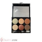 پالت کانتور و هایلایتر 6 رنگ لورا بیوتی - شماره 01