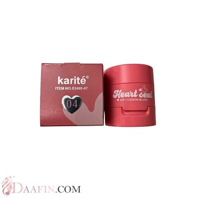 رژگونه قلبی استامپی مایع کوشنی کاریته